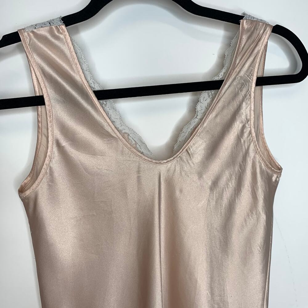 Vintage Jaclyn Smith Silky Chemise Slip Nightgown Sz Small - Picture 7 of 10